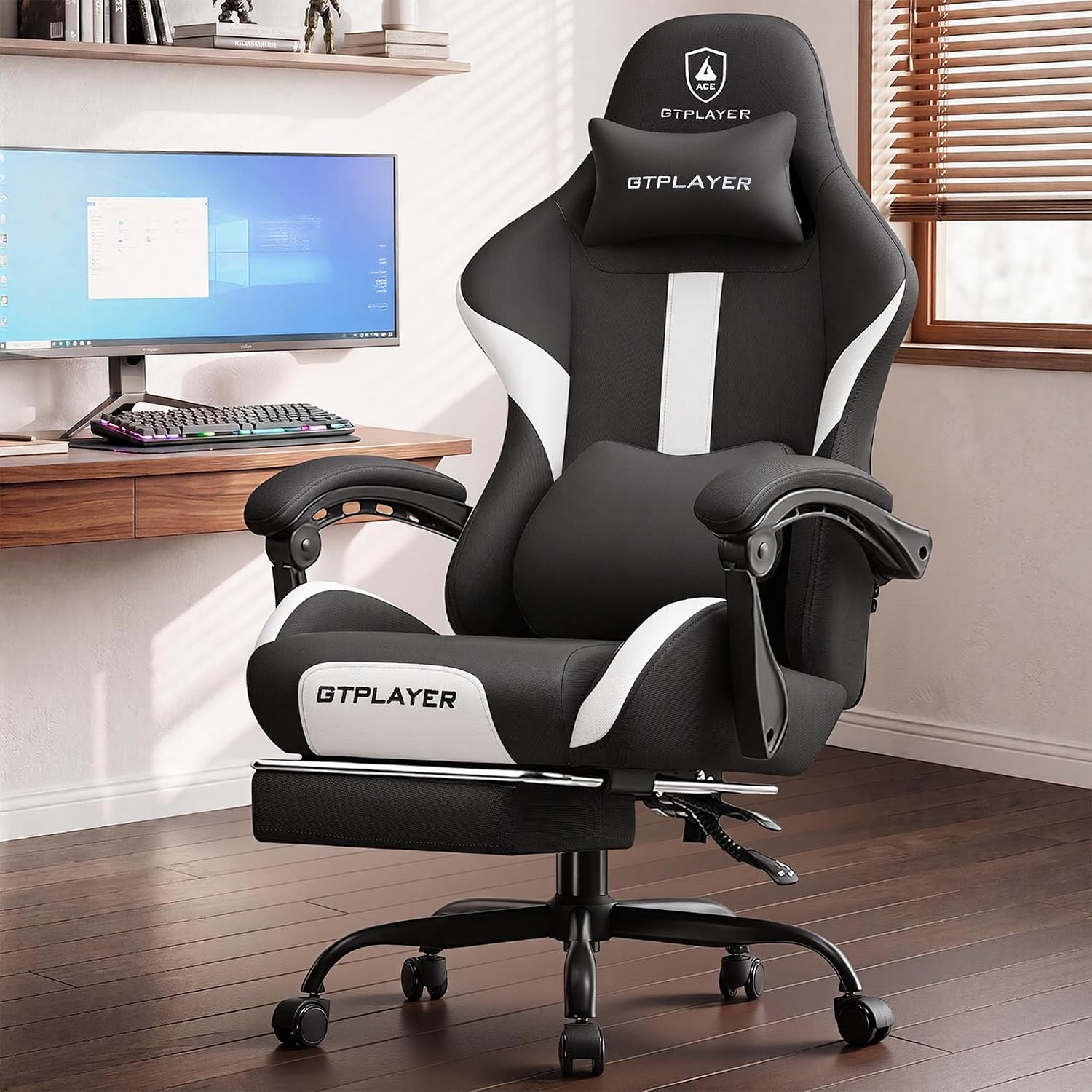 Office Chair Cushion - Игровое кресло LUCKRACER для людей крупного