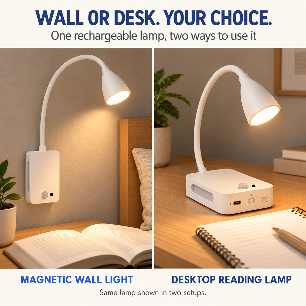 Перезаряжаемая магнитная свето – обзор и цена Desk Lamp